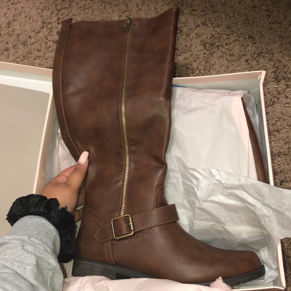 BRAND NEW Wide Calf Riding Boots